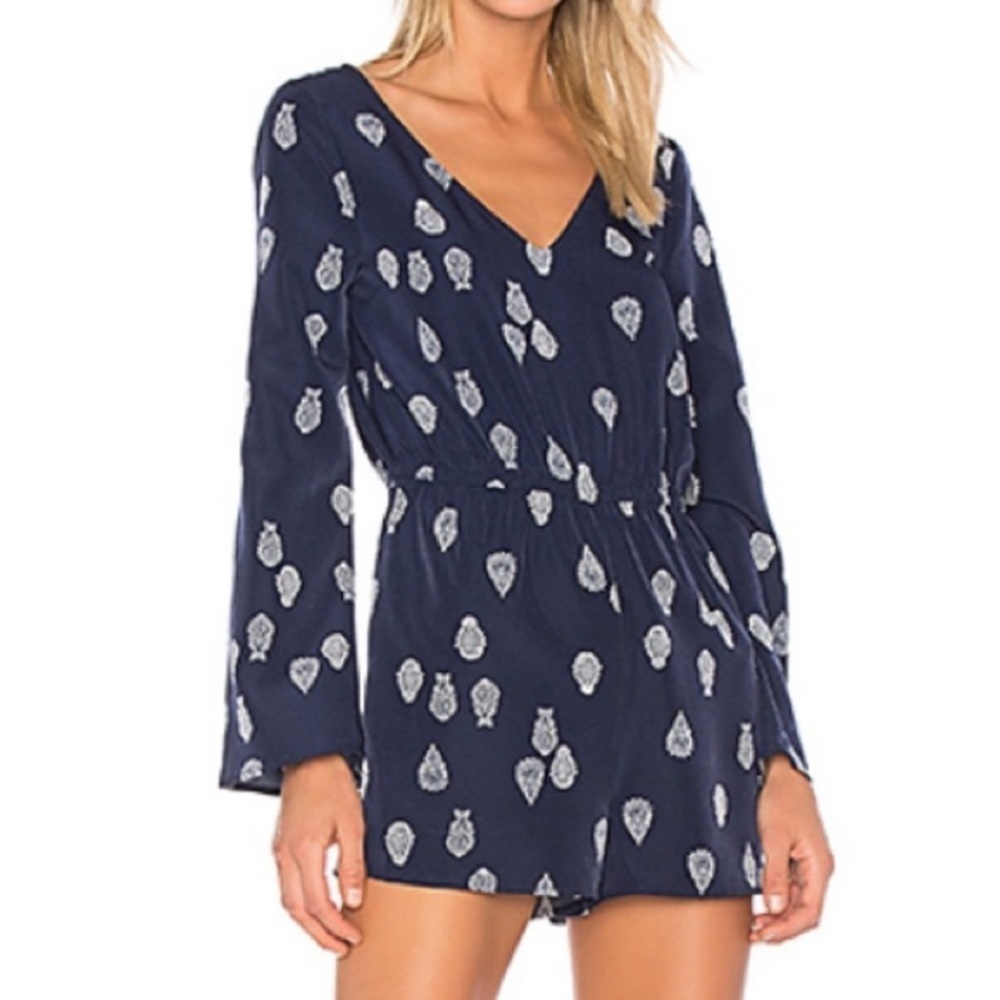 Cupcakes & Cashmere Harley Piece of Paisley Romper